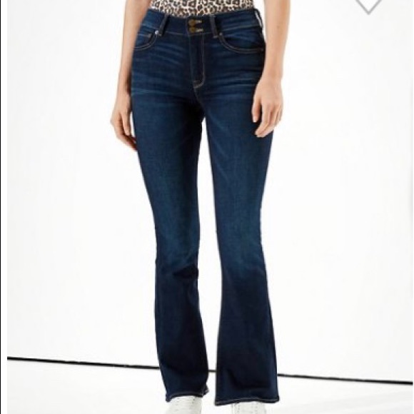high waisted american eagle flare jeans !!! - Picture 2 of 4